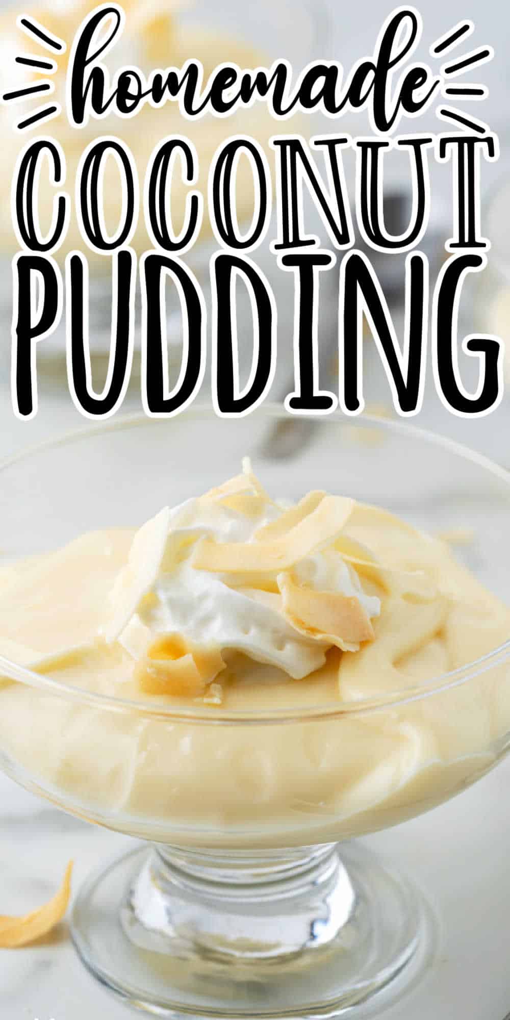 Homemade Coconut Pudding Recipe • MidgetMomma
