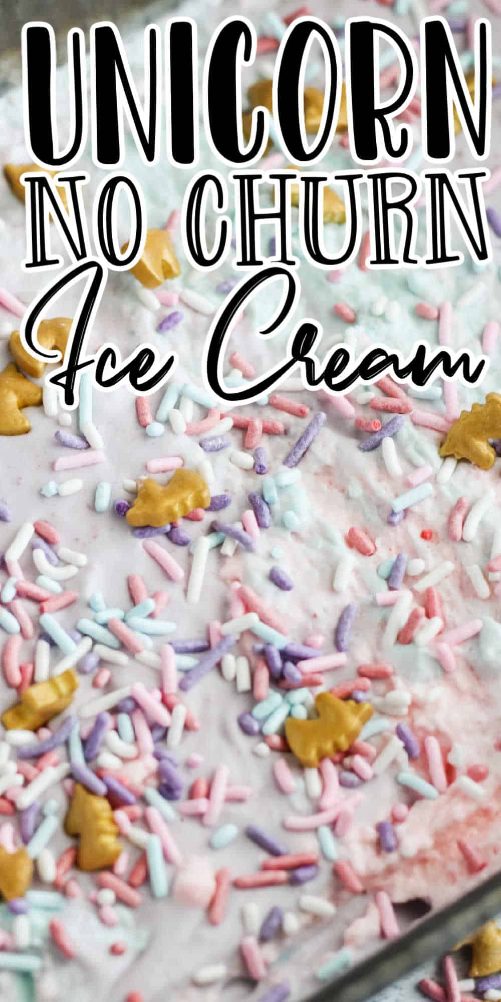 Berry Flavored Unicorn No Churn Ice Cream Recipe 7364