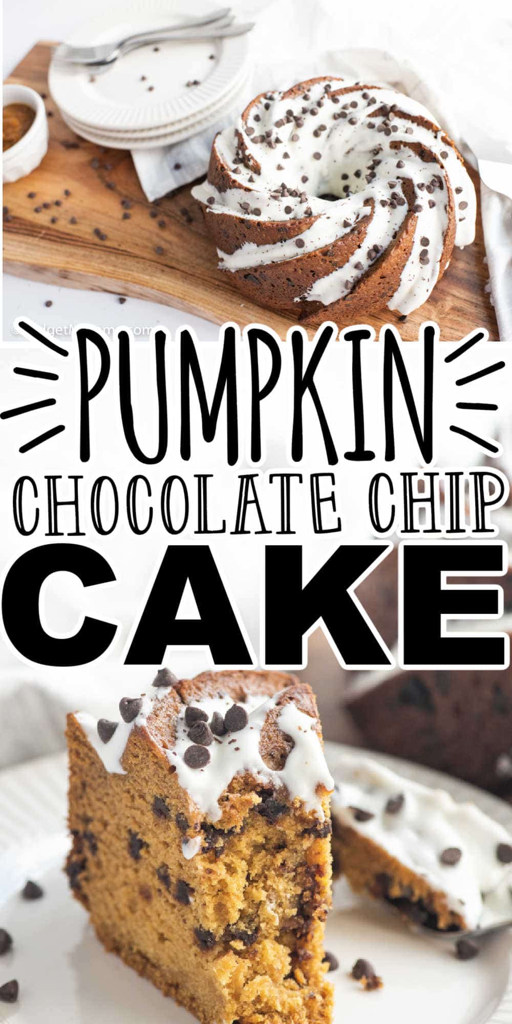 Pumpkin Chocolate Chip Cake Recipe • Midgetmomma