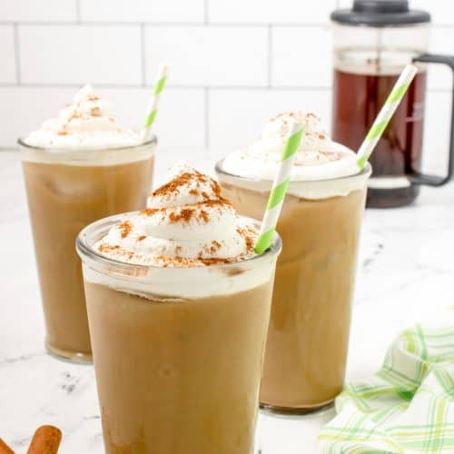 Iced Cinnamon Dolce Latte - The Healthful Ideas