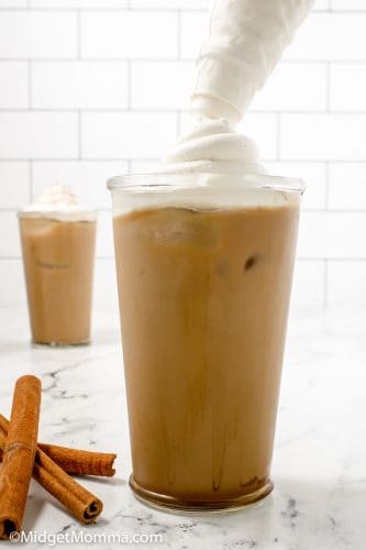 Cinnamon Dolce Latte Recipe (Iced and Hot Directions)