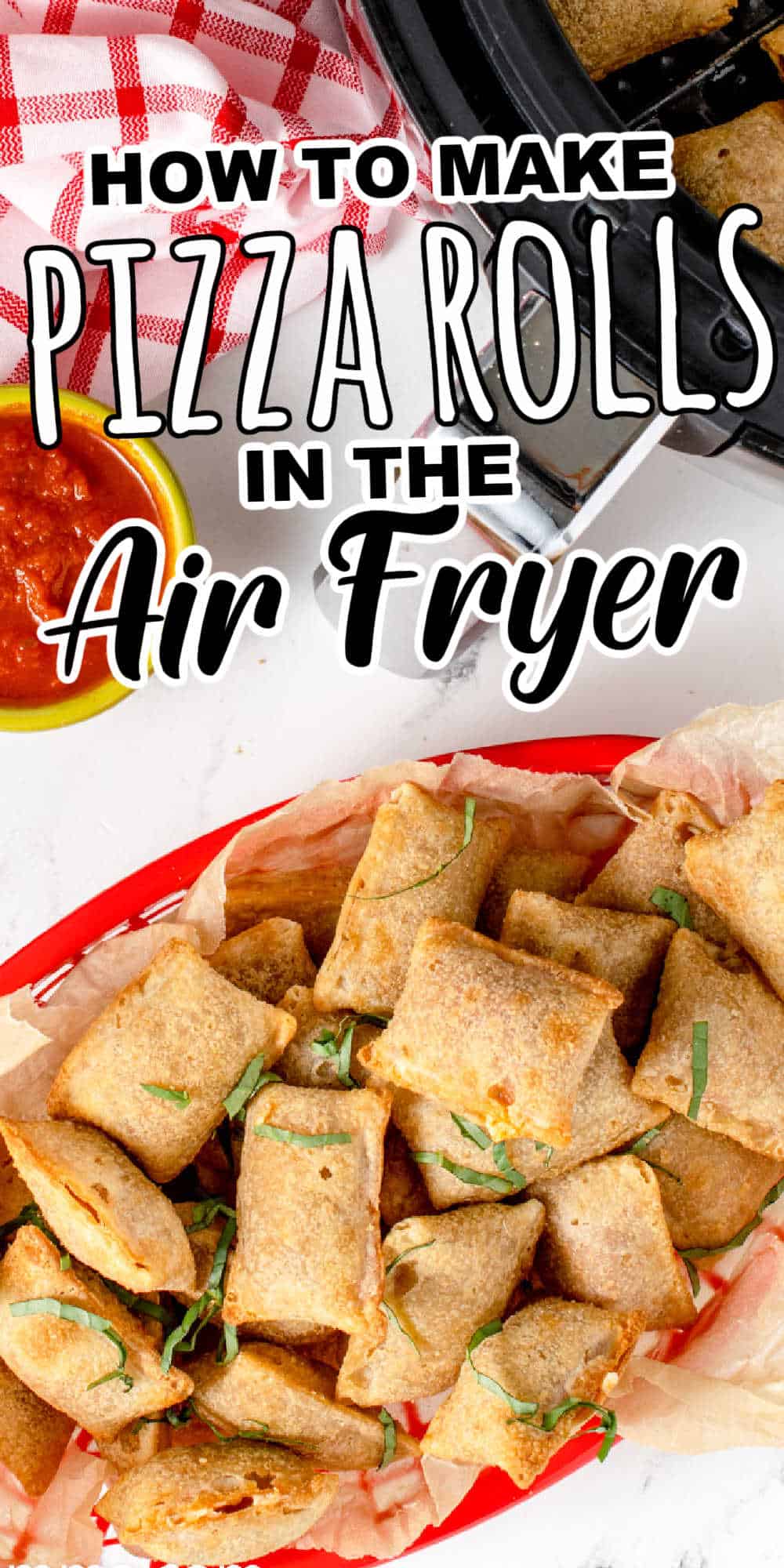 Air Fryer Frozen Pizza Rolls