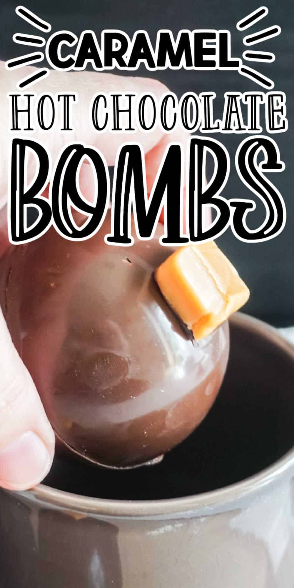 Caramel Hot Chocolate Bombs • MidgetMomma