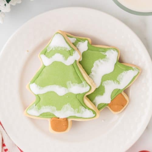 Christmas Tree Sugar Cookies Recipe {Christmas Sugar Cookies}