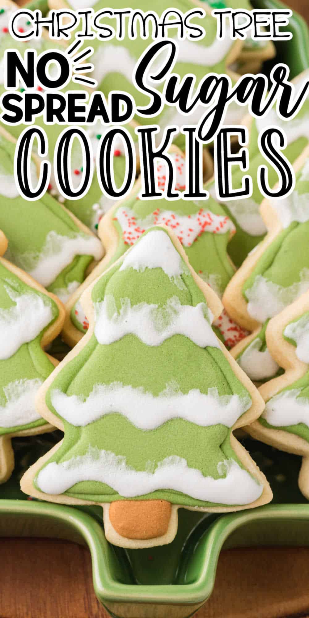 Christmas Tree Sugar Cookies • MidgetMomma