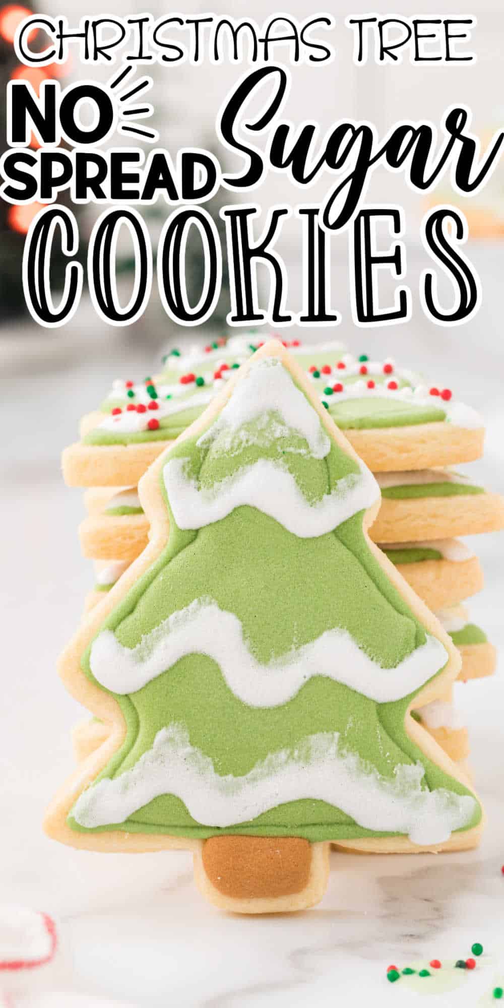 Christmas Tree Sugar Cookies • MidgetMomma