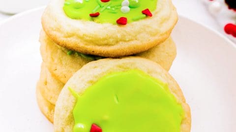 Grinch Sugar Cookies - BEST Easy Recipe💚