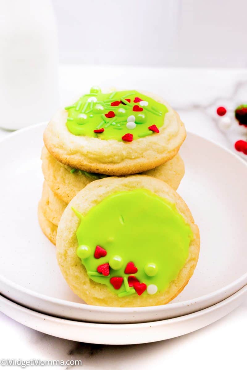 Grinch Sugar Cookies - BEST Easy Recipe💚
