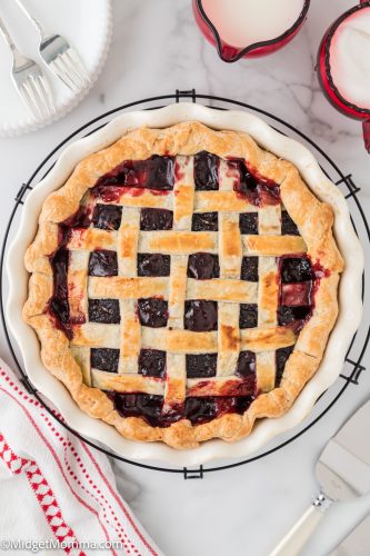 Homemade Cherry Pie Recipe • MidgetMomma