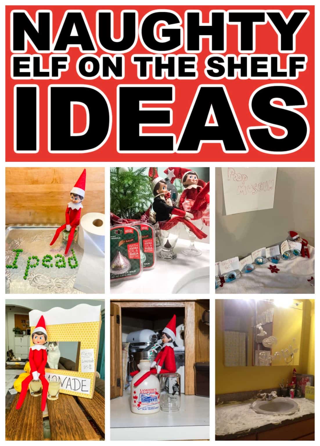 23 Naughty Elf On The Shelf Ideas Naughty Elf Antics • Midgetmomma