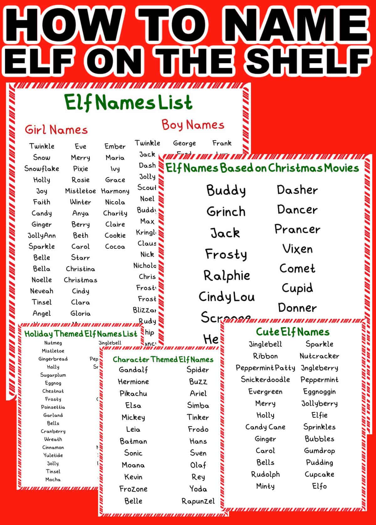 90 Best Elf on the Shelf Names for 2023