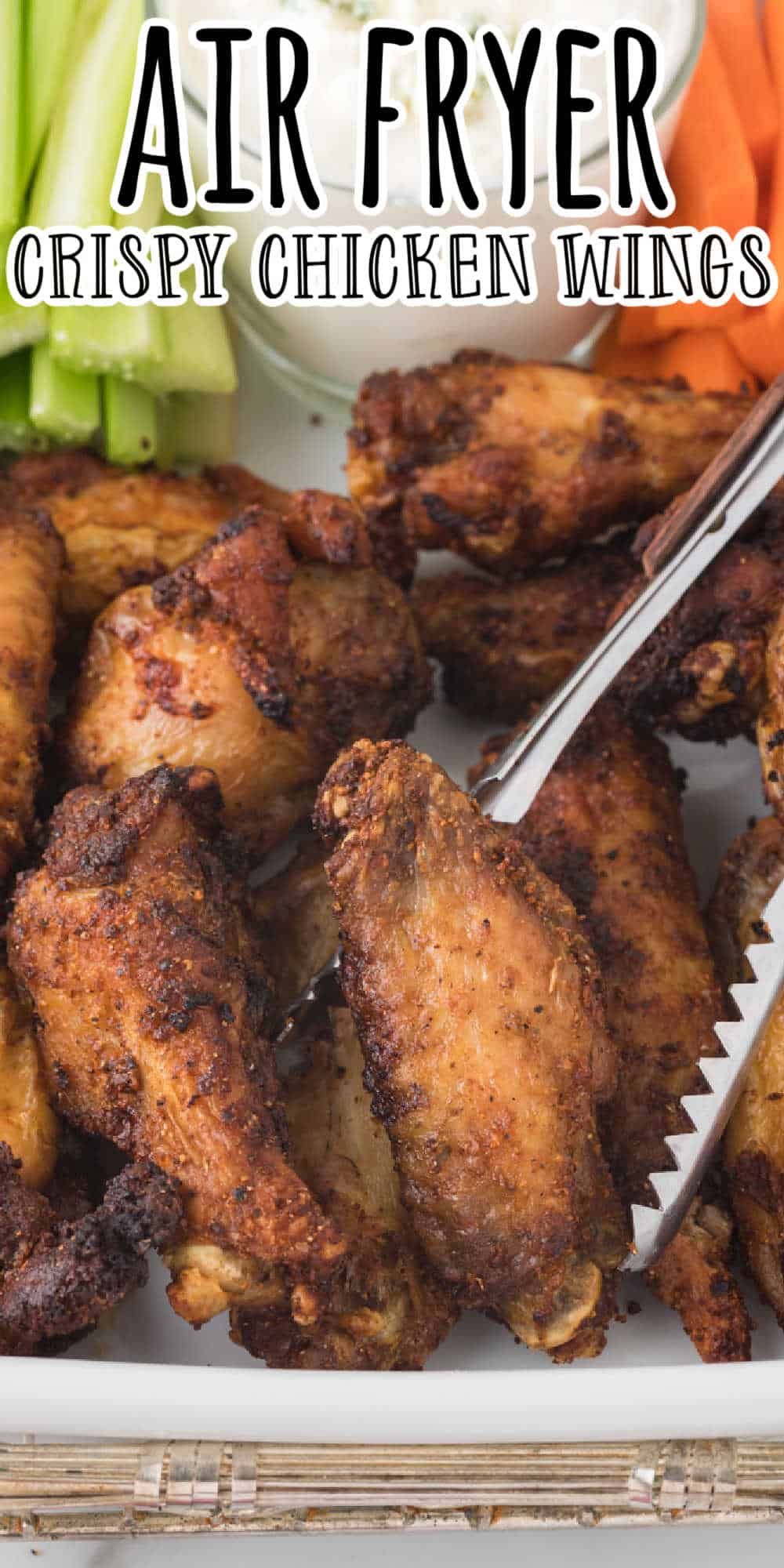 The Best Air Fryer Chicken Wings • MidgetMomma