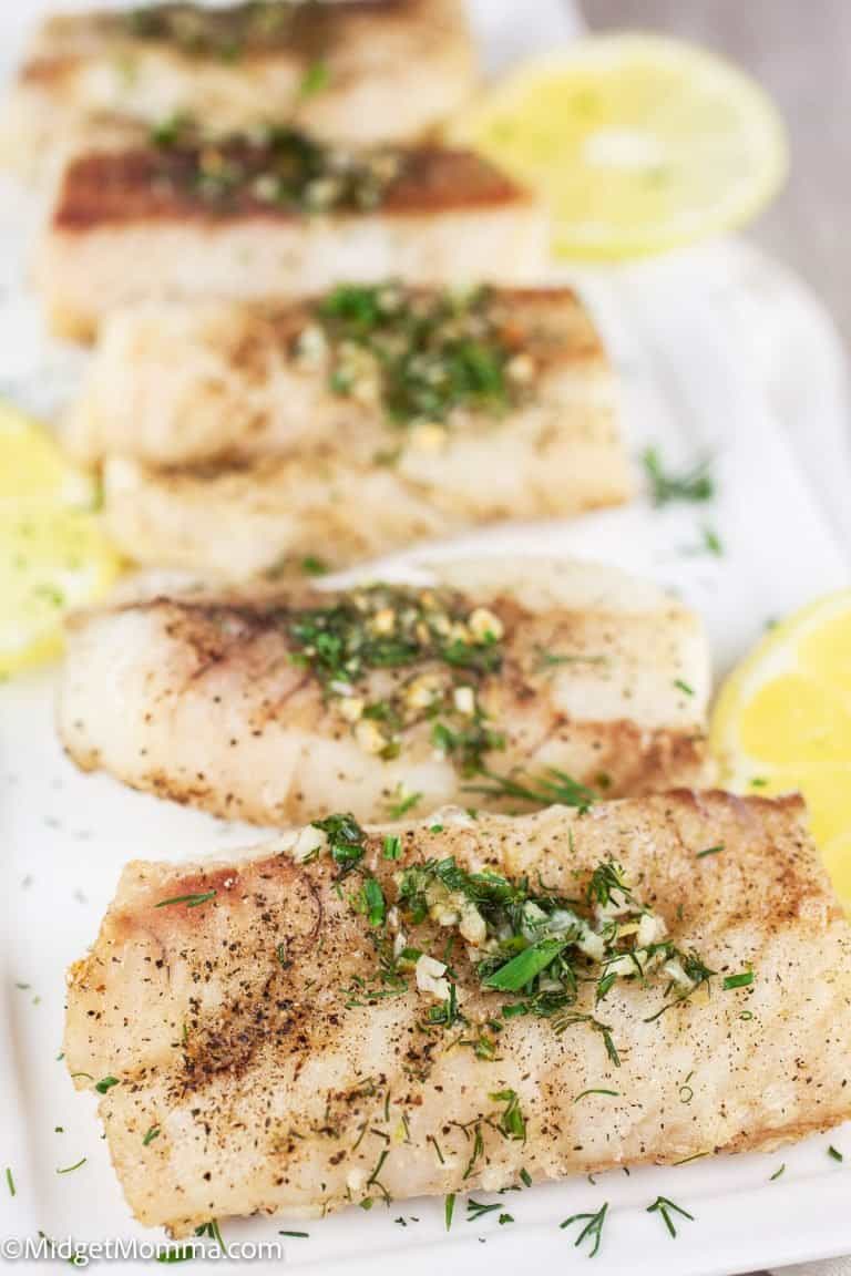 Air Fryer Cod Fish Recipe (With Garlic Butter) • MidgetMomma