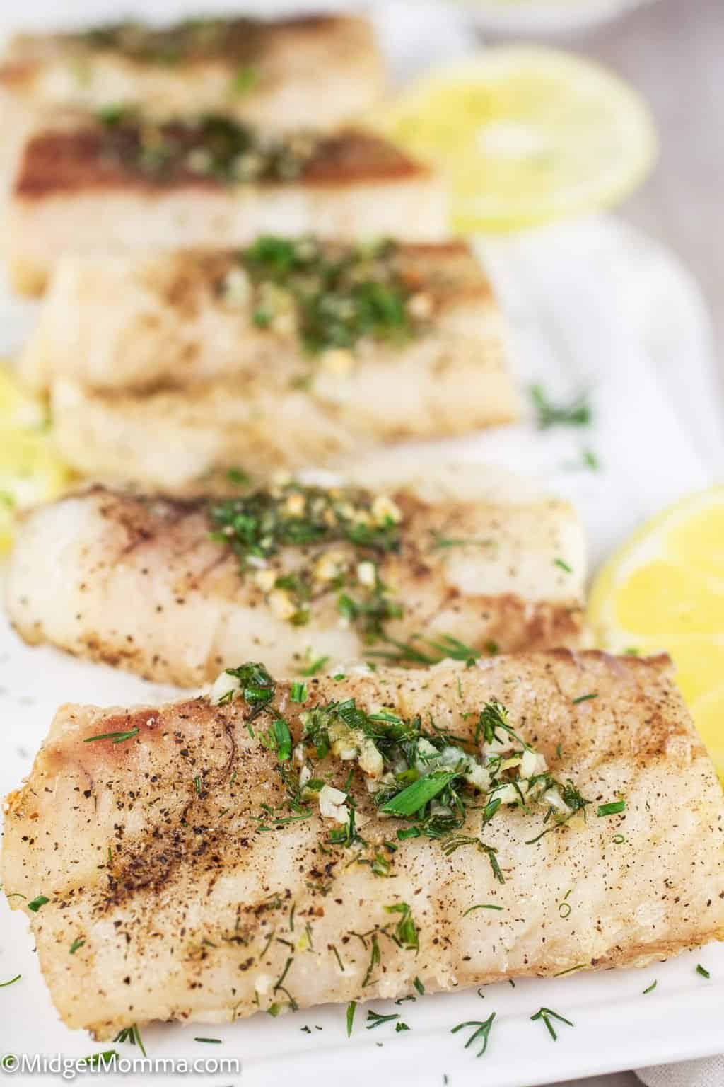 Air Fryer Cod Fish Recipe (With Garlic Butter) • MidgetMomma