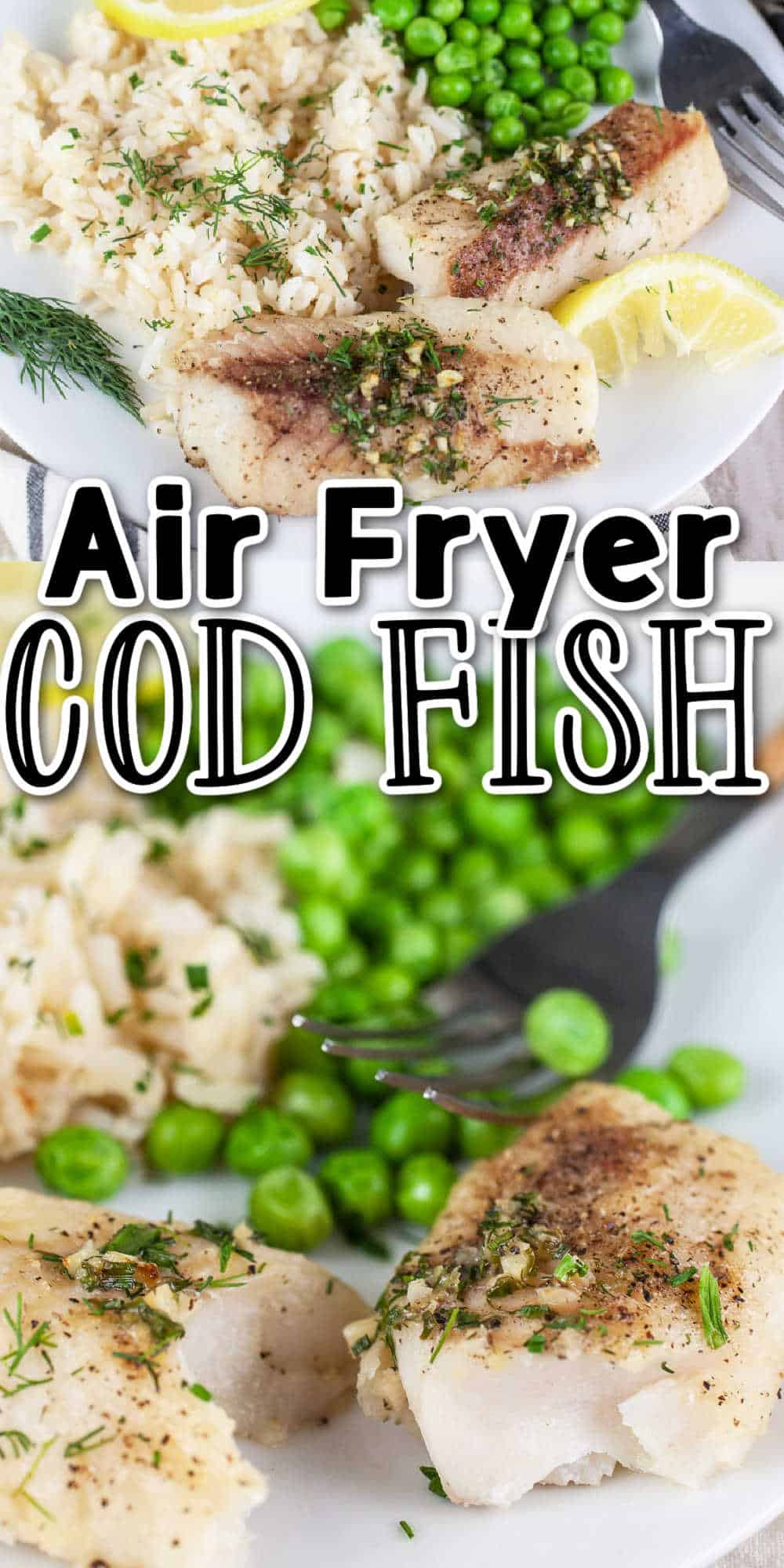 Air Fryer Cod Fish Recipe (With Garlic Butter) • MidgetMomma