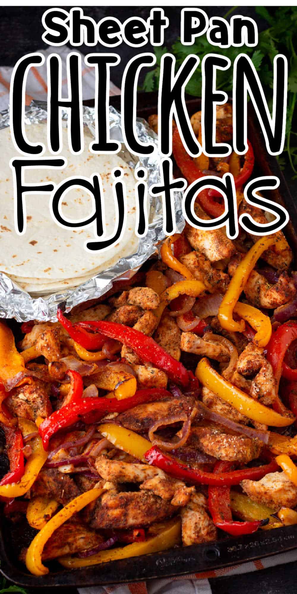 Sheet Pan Chicken Fajitas Recipe • MidgetMomma