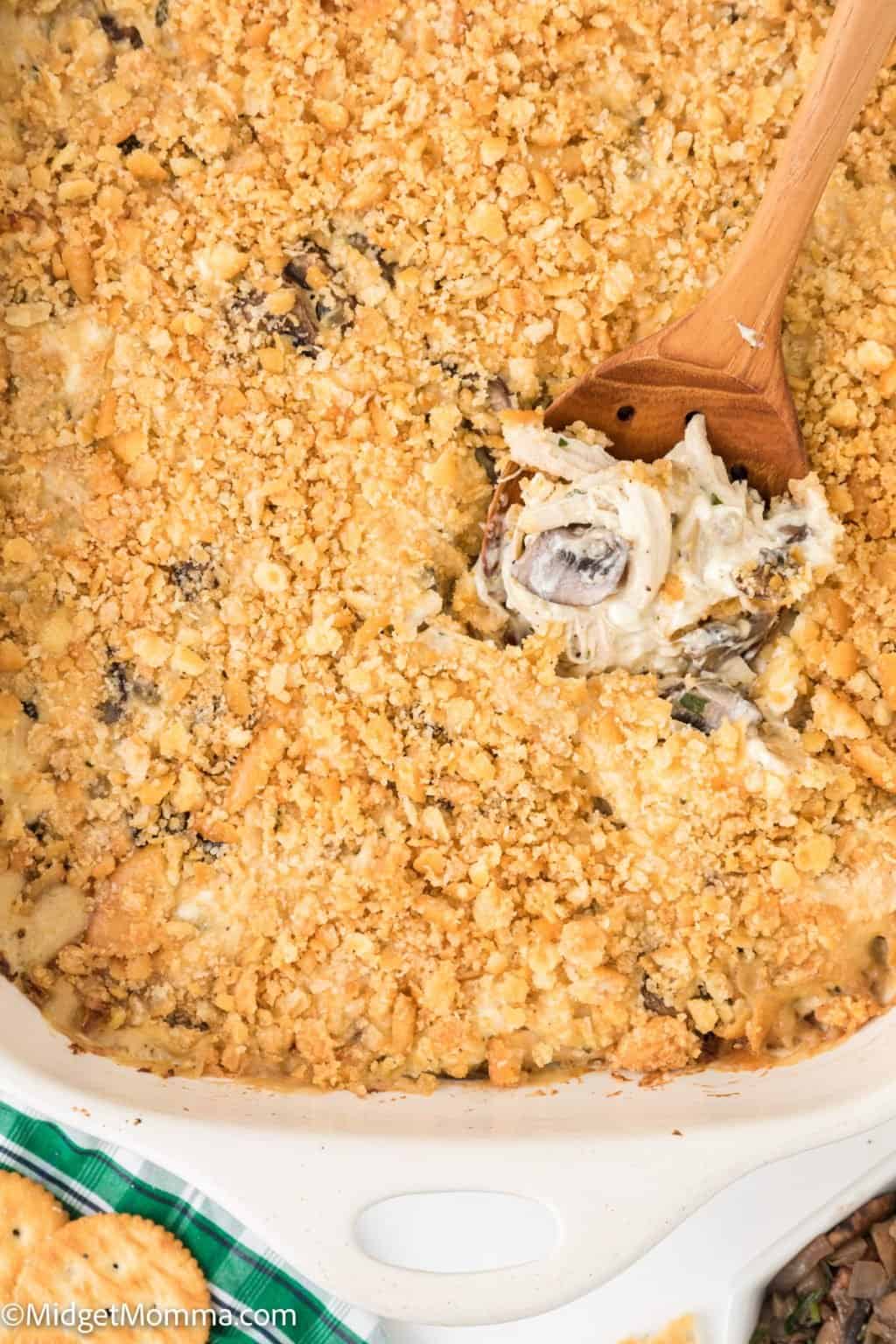 Creamy Million Dollar Chicken Casserole Recipe • MidgetMomma