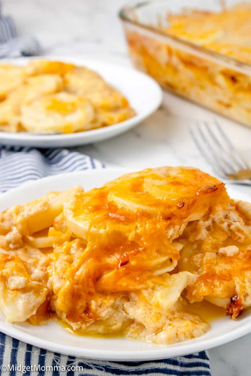 Creamy Scalloped Potatoes With Cheese • Midgetmomma 7550