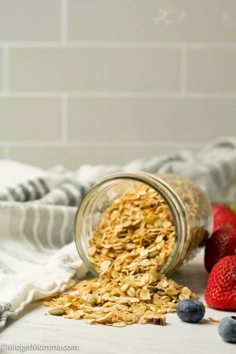 Easy Homemade Healthy Granola Recipe • Midgetmomma