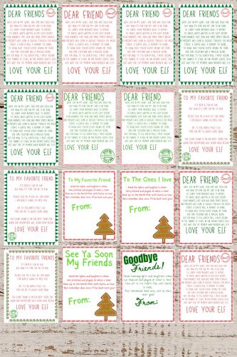 31 FREE Elf on the Shelf Goodbye Letter Printables