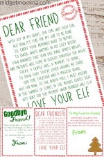 31 FREE Elf on the Shelf Goodbye Letter Printables