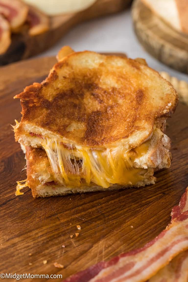 Bacon Grilled Cheese Sandwich Recipe • MidgetMomma