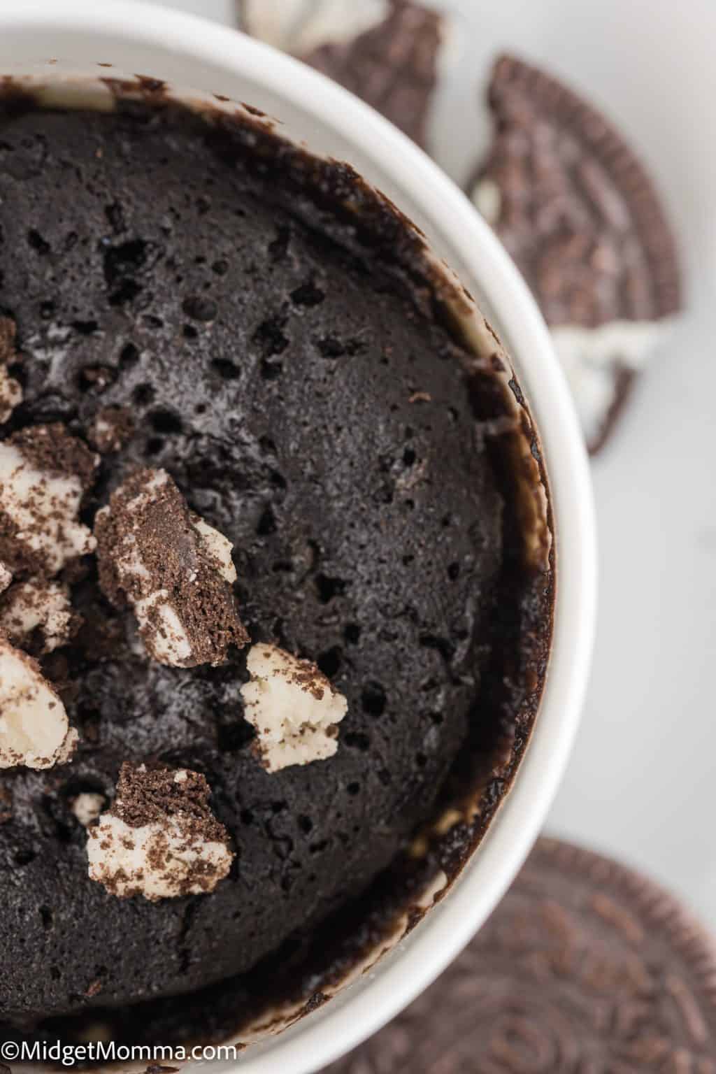 Microwave Oreo Mug Cake Recipe • MidgetMomma