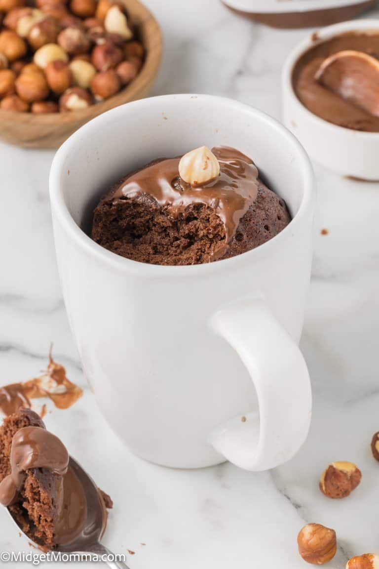 Nutella Mug Cake Recipe Microwave Mug Cake • Midgetmomma 2724