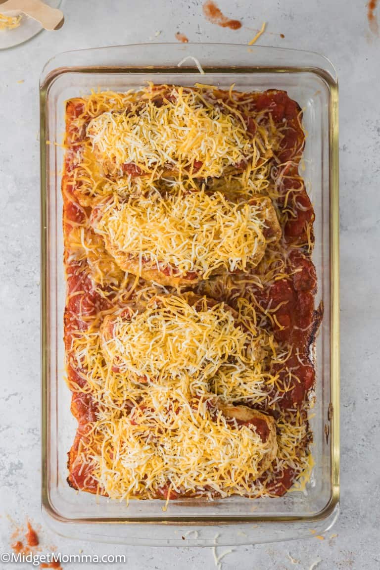 Cheesy Baked Salsa Chicken Recipe • MidgetMomma