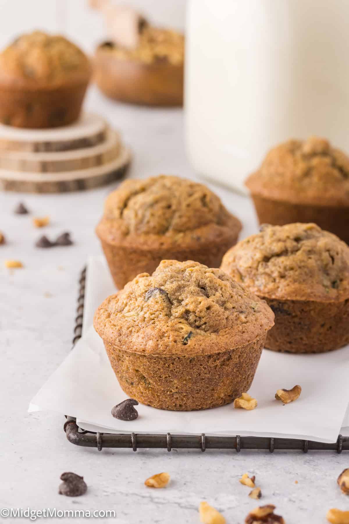 Chocolate Chip Zucchini Muffins Recipe