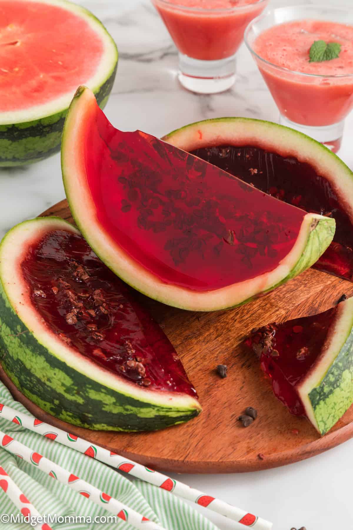 Watermelon Jello Shots - Dinners, Dishes, and Desserts