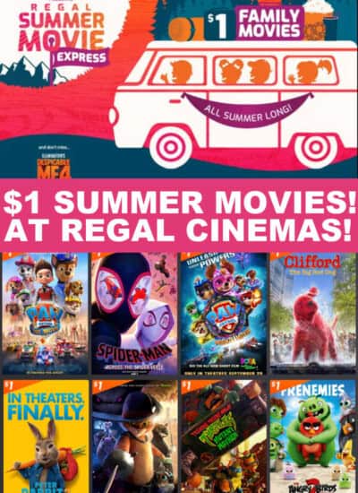 Regal Summer movies program - $1 movie