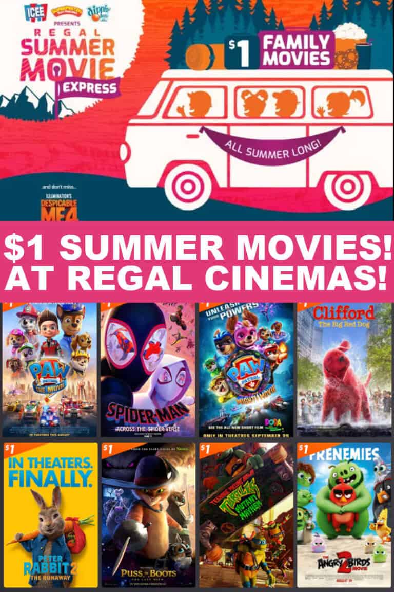 Regal Cinemas Summer Movies! 2 Movies for 2023!