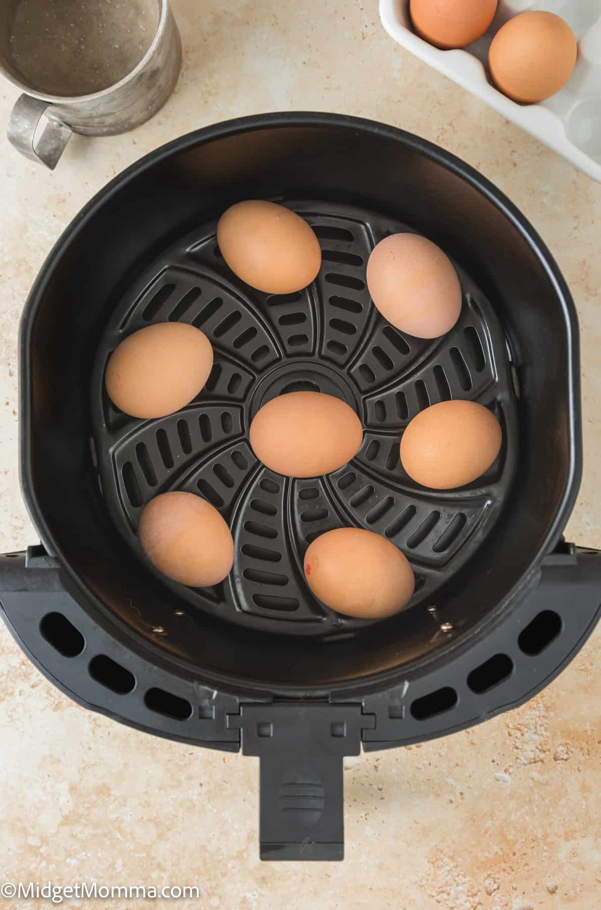 Air Fryer Eggs in a Basket