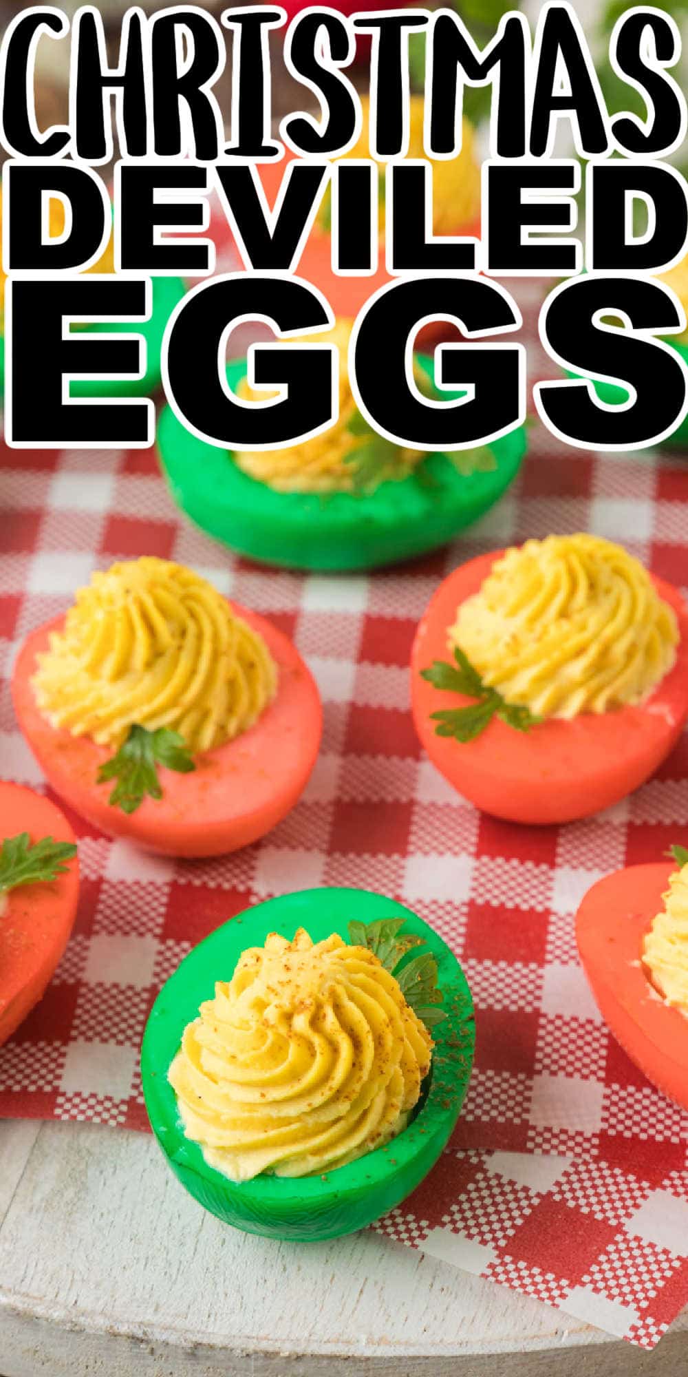 Christmas Deviled Eggs Recipe • Midgetmomma 0594