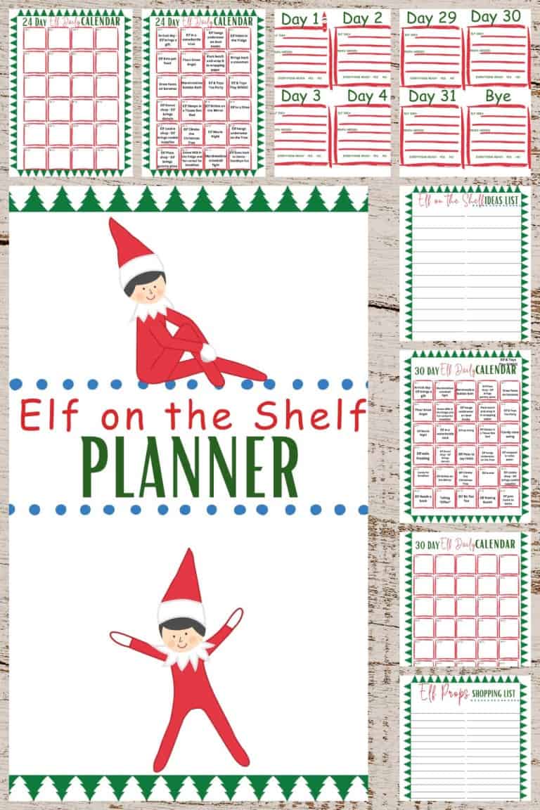 Elf on the Shelf Planner Printable • MidgetMomma