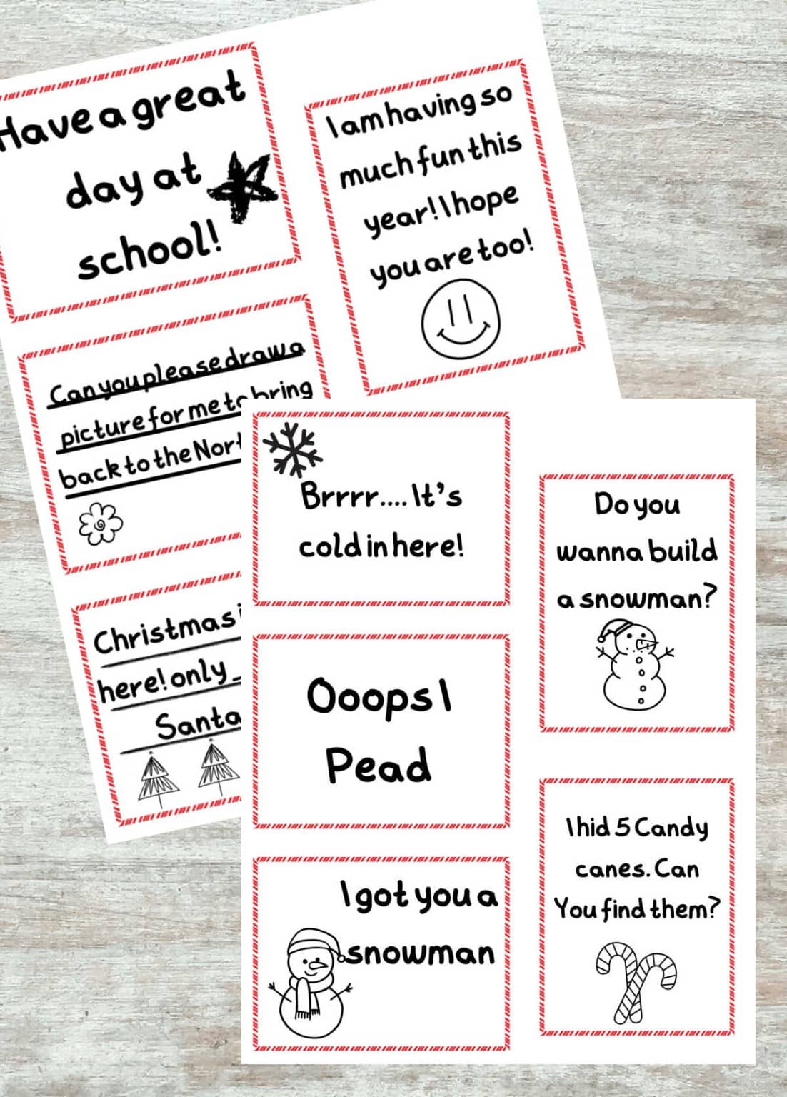 30 FREE Elf on the Shelf Note Printable (Elf Sized Notes) • MidgetMomma