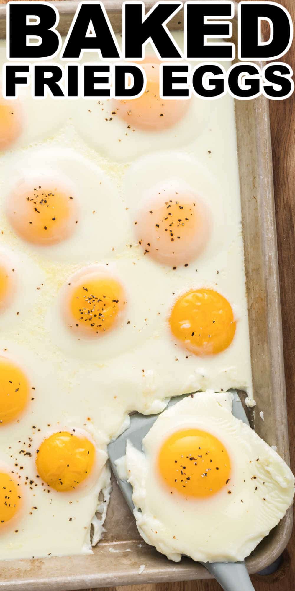 Sheet Pan Fried Eggs Recipe Sunny Side Up Baked Eggs • Midgetmomma