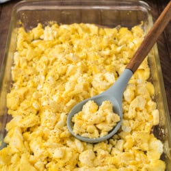 oven baked scrambled eggs recipe