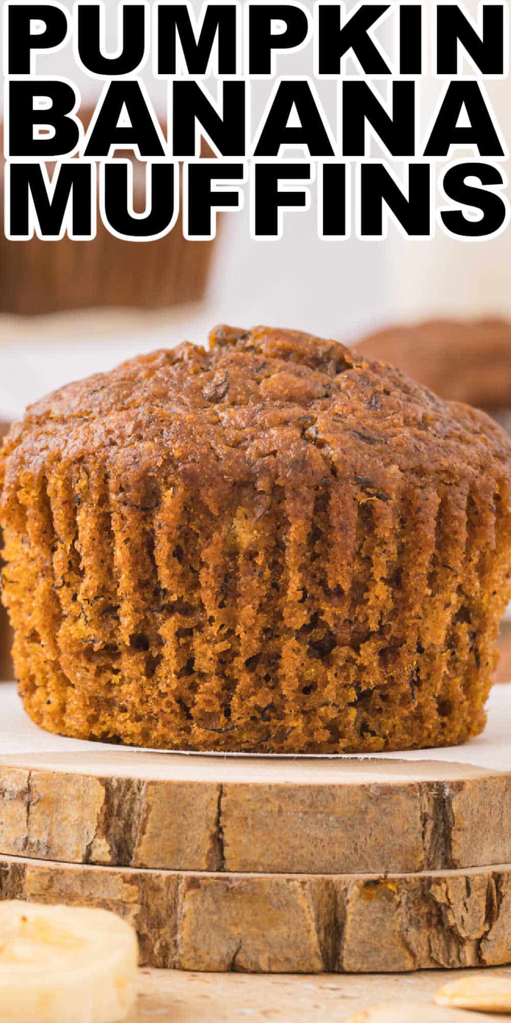 Pumpkin Banana Muffin Recipe • MidgetMomma