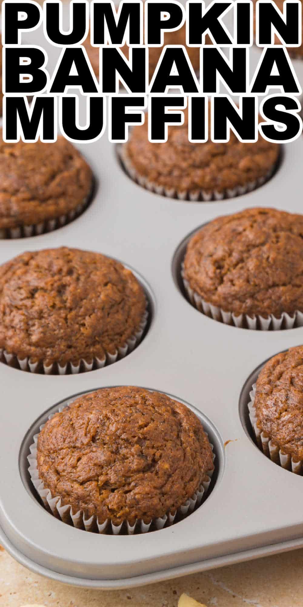 Pumpkin Banana Muffin Recipe • MidgetMomma