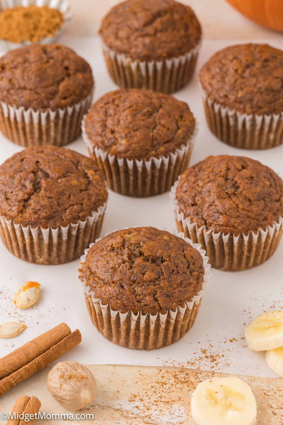 Pumpkin Banana Muffins Recipe