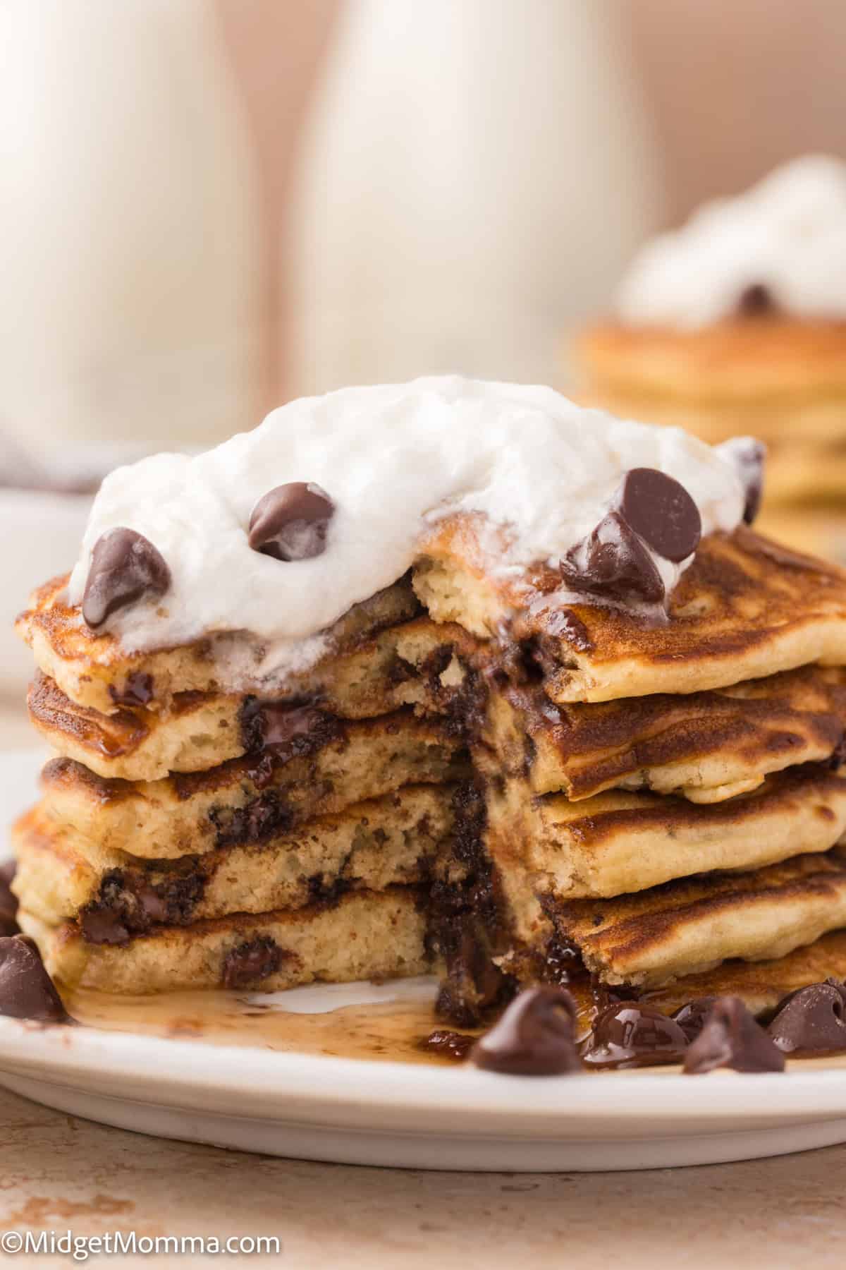 chocolate chip pancakes recipe