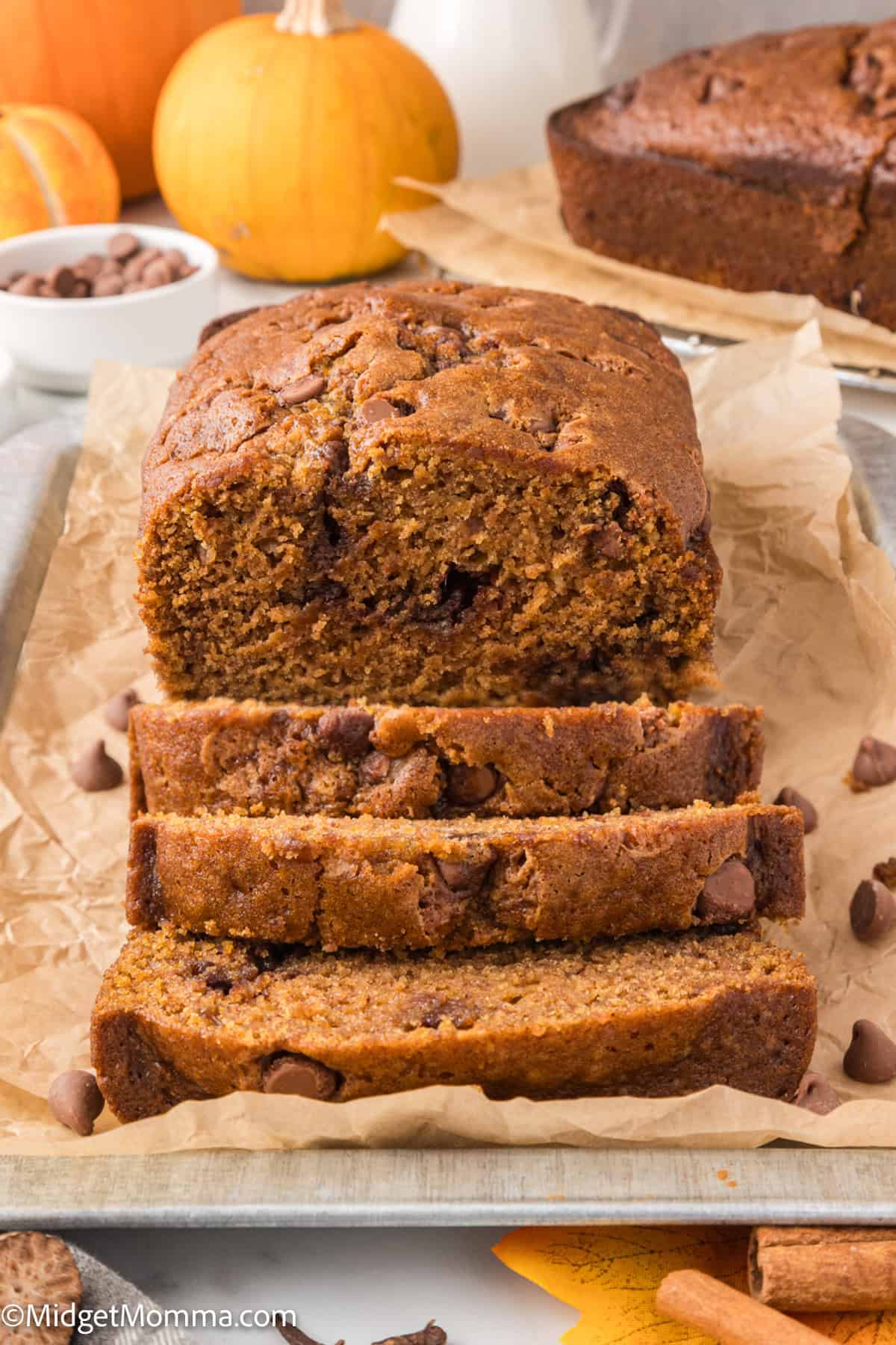 Pumpkin Chocolate Chip bread recipe