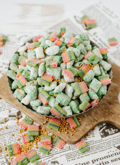 St. Patrick's Day Muddy Buddies recipe