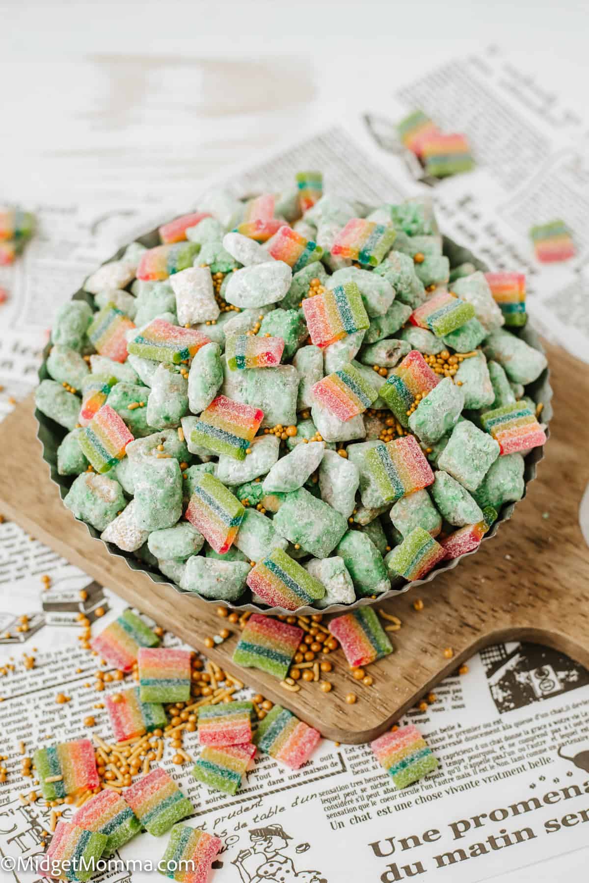 St. Patrick's Day Muddy Buddies recipe